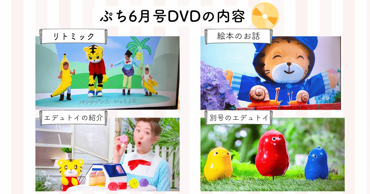 こどもちゃれんじぷち6月号DVD